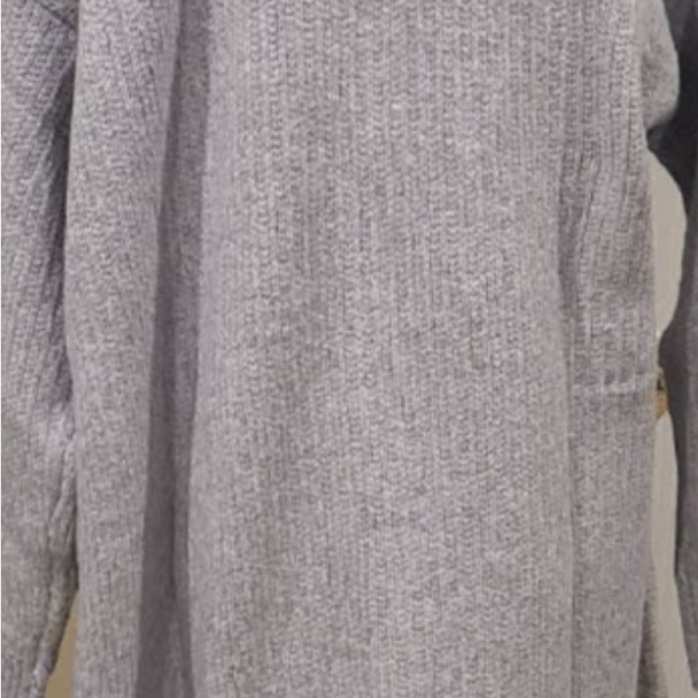 Old Navy Heather Gray Knit Sweater